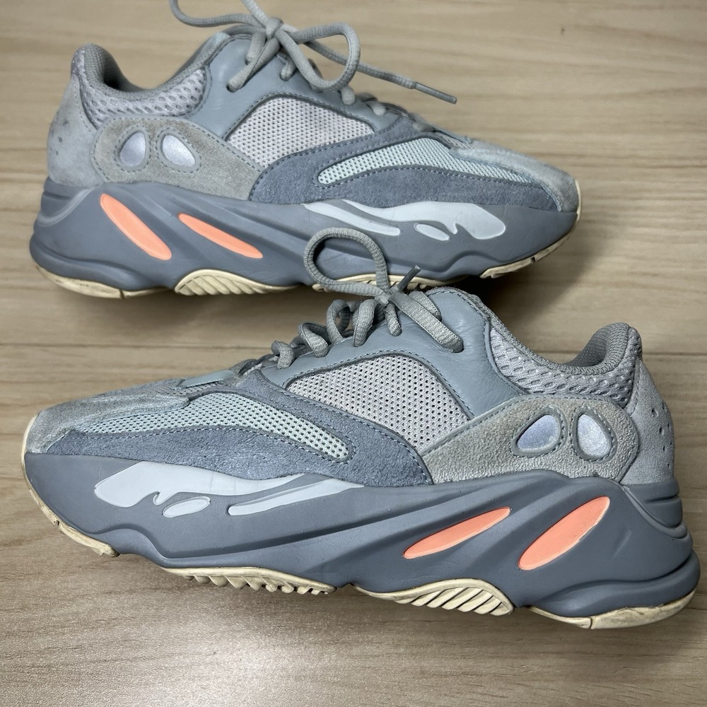 Adidas Yeezy Boost 700 Size 5.5 Inertia Grey Blue EG7597 Chunky Sneakers Shoes